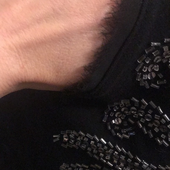 White House Black Market embellished top blouse 
size Small - Picture 4 of 4